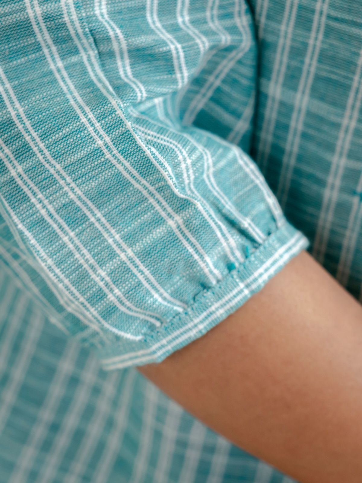 Green Striped  Shirt