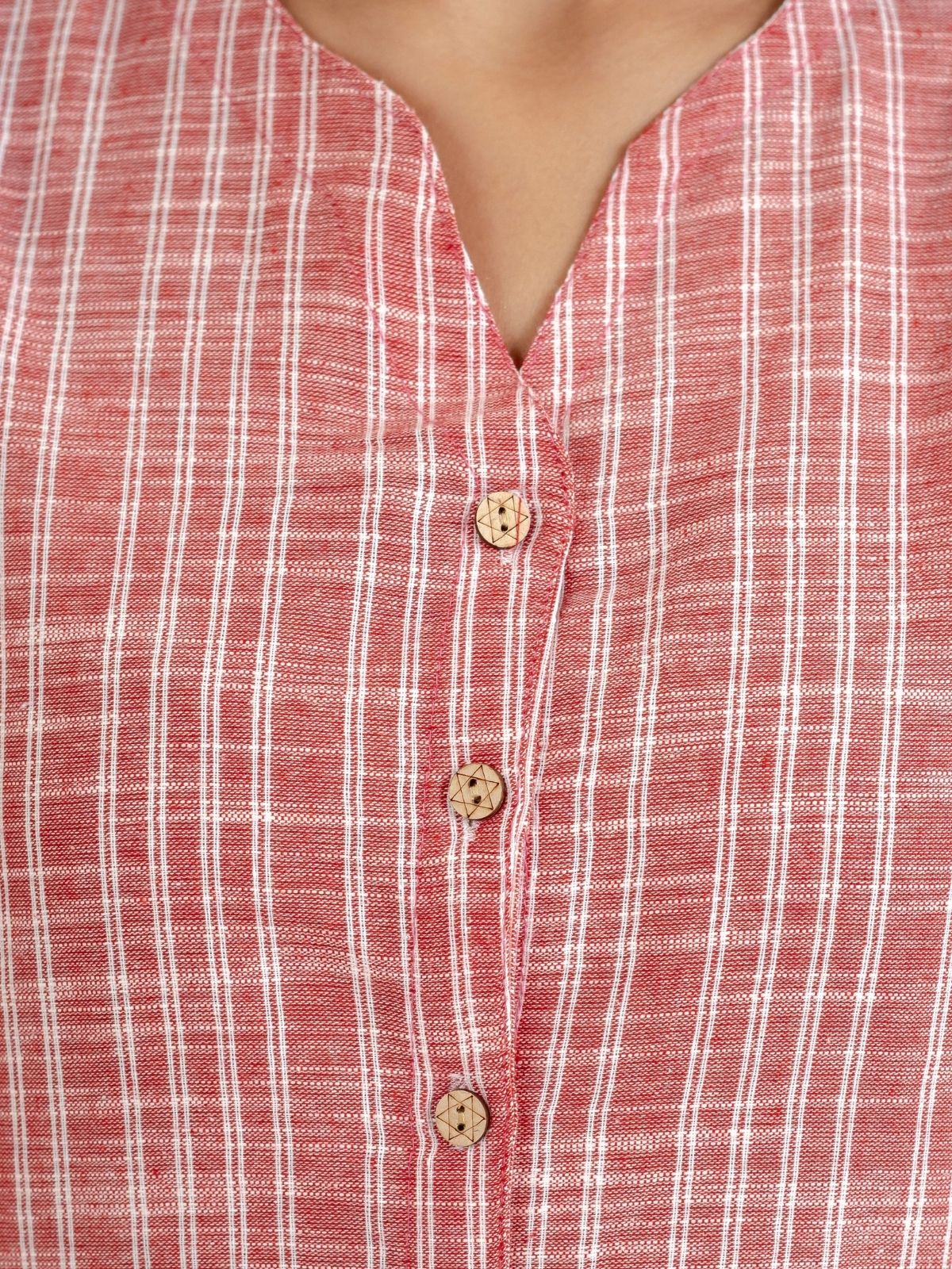 Red Striped  Shirt
