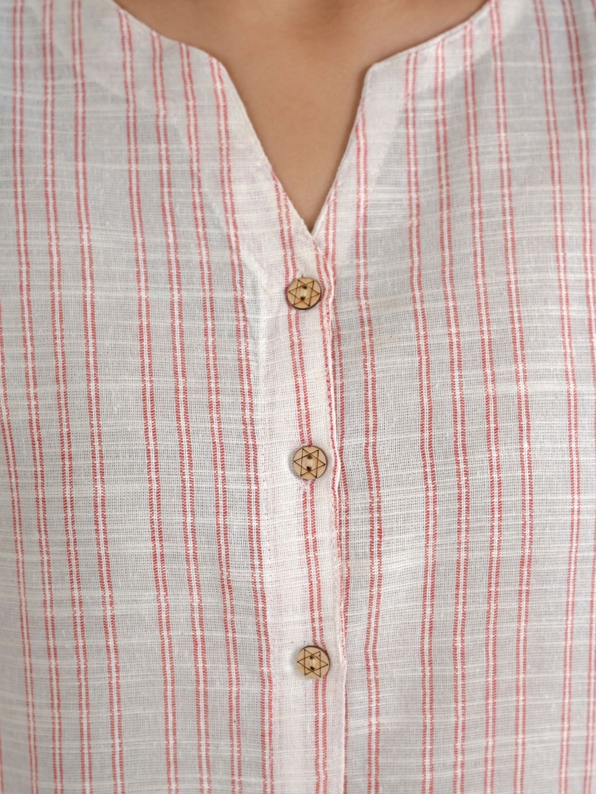 Pink Striped  Shirt